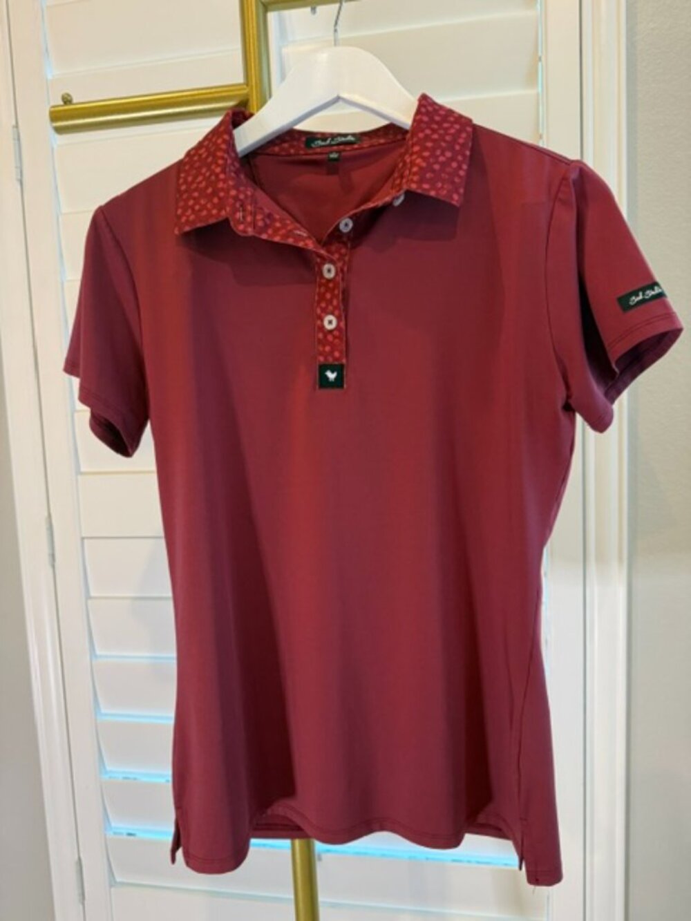 Bad Birdie Women's Golf Polo L (runs small) Short Sleeve Performance